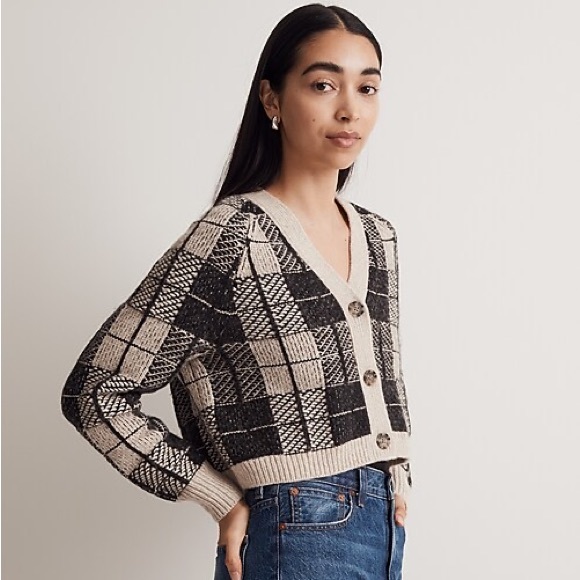 Madewell Cropped Cardigan - Picture 1 of 3